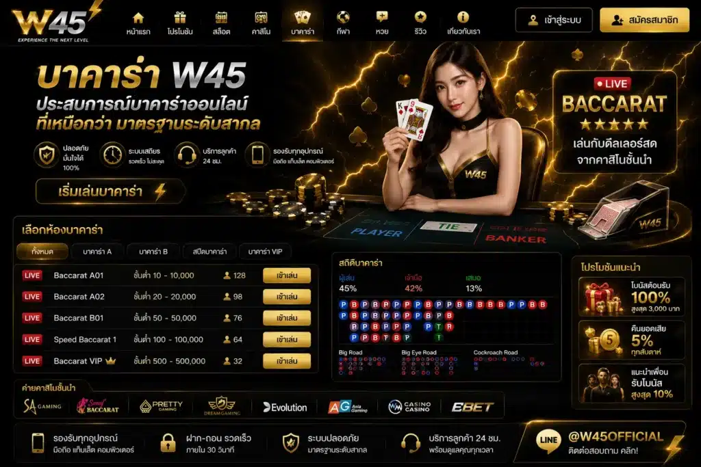 บาคาร่า w45